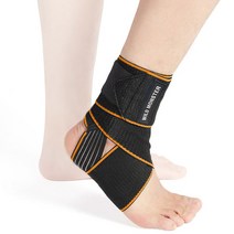 와일드 몬스터 좌우공용 논슬립 발목보호대, 오렌지, 1 PCS(좌우공용)