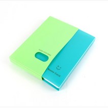명함집 지갑 케이스 명함북 첩 포켓 Blue Green(청록)