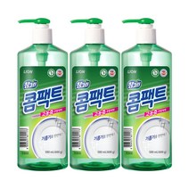 참그린 콤팩트 펌프 주방세제, 600g, 3개
