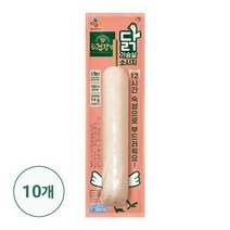 CJ제일제당 [CJ제일제당] 더건강한 닭가슴살 소시지(꼬치) 80g x 10개, 1세트