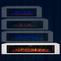 케이벽난로 킹스턴71-2 전기벽난로+천연산호석거실장(4종 선택가능), BEF-71BI
