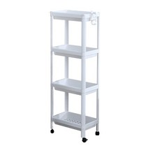 살림마왕 욕실 이동식 선반 정리 수납 트레이 화이트