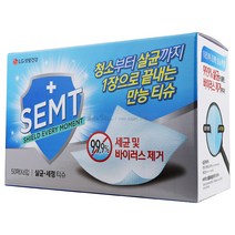 엘지생활건강 SEMT 다용도 살균세정티슈 50매 x 6, 6개입