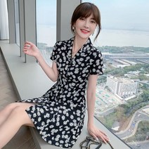 꽃무늬 정장 생일 원피스 드레스 여자 하객 상견례 20대 30대 여친 6월 7월 돌 잔치 엄마 아내 선물 언니