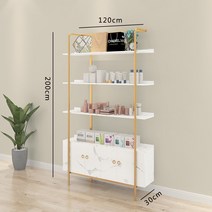 네일샵 조명 장식장 매니큐어 보관 디스플레이 헤어샵, K.캐비닛 포함 및 조명 없음 1.2m