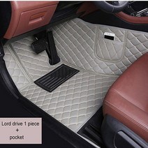 천장엠보싱 방음 방진 흡음 맞춤형 메인 드라이버 1 좌석 자동차 바닥 매트 opel astra k Astra g h Antara Vectra b c zafira a 액세서리, [08] 1pc grey