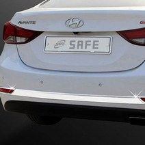 MOE844421아반떼MD 리어 범퍼 크롬 몰딩 뒷 범퍼 튜닝 커버, 상세페이지 참조