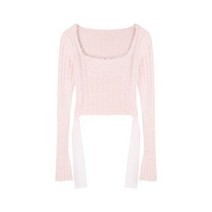 봄 가을 핫핑크 스웨터 풀오버 니트 한 밍크 헤어 핫 걸스 블라우스 용 신제품 정장 하프 스커트 힙 랩 투피스 세트 패션 드레스 의류