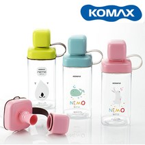 코멕스 네모물병 430ml 4종 택1 그린곰 핑크토끼 핑크곰 민트고래 어린이물병 유아물병