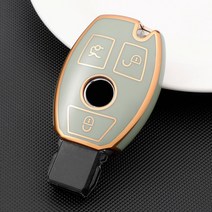 벤츠 키케이스 키링 차키홀더 TPU 자동차 키 케이스 커버 메르세데스 벤츠 마이바흐 S A-B-C-M-CLA-CLS-E-G, 01 A-Green