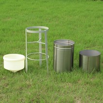 고정식 강우량계 측정기 센서 강수 다용도, 스테인리스 우량계 통합형