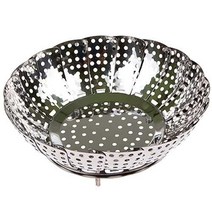 다인네 국내산 스텐 찜기 고구마찜기 꽃모양 삼발이찜기 소 중 대 특대, 중(약25cm)