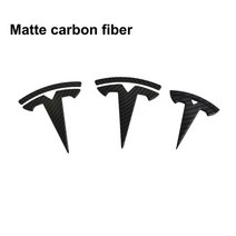 사이드월 라운지쉘터 레이어닝 카라반3pcs Car Front Rear Emblem Sticker Black for Tesla Model 3 Y Aut, 09 Model 3 3pcs