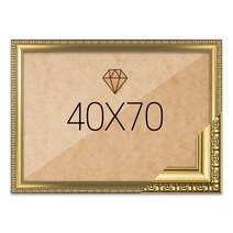 보석십자수액자 40x70 고급형 댄디골드, 단품