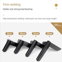 우드슬랩다리 원목 테이블 철제다리 책상 식탁 철재 다리 상다리 4pcs 가구 금속 피트 드레서 테이블 TV 스, 04 Bright Chrome 15cm