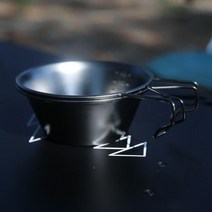 다크 티타늄코팅 304스텐레스 시에라컵, 500ml, 상세페이지 참조, 1개