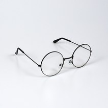 여자 둥근 안경테 검정 패션 안경테