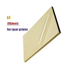 TailStar 홀로그램코팅지 A4 잉크젯 투명 자체 접착 애완 동물 라벨 용지 레이저 인쇄 방수 스티커로 부착 가능, [01] 10 sheets Laser
