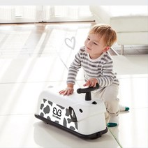 실내 승용완구 강아지 롤링 붕붕카 화이트 외출용 몸놀이 푸시카 자동차