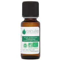 VOSHUILES Palmarosa 프랑스 천연 유기농 팔마로사 에센셜 오일 20ml 식용 플로럴향 바디케어 아로마테라피