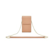 KATIE LOXTON 케이티 록스톤 에이미 스몰 여성 비건 가죽 체인 스트랩 미니 크로스바디 클러치 핸드백 타우페