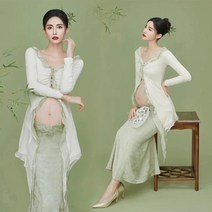 만삭촬영원피스 만삭사진컨셉 스냅 만삭드레스