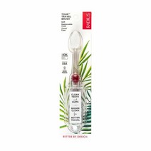 래디어스 RADIUS 투어 여행용 브러시 및 케이스 교체 가능한 헤드 ADA 승인 칫솔 잇몸 건강 개선 - 회색 1개입, Red_1 Count (Pack of 1)