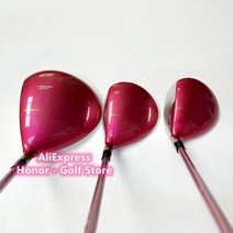 HONMAS07 Beres4 스타 여성 골프 드라이버 세트 페어웨이 우드 11.5 L 플렉스 헤드커버 포함, Only 5 Degree L