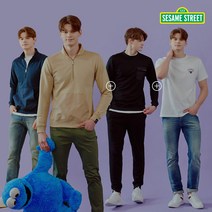 세서미스트리트 남성 프레시 라운지웨어 4종 세트