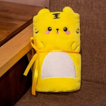 귀여운 극세사 동물 캐릭터 무릎담요