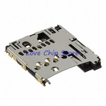 전자 간판 278-1 8 핀 1.65mm 메모리 카드 커넥터 보안 디지털-microSD표면 실장 직각 금-팔라디, [01] 278-1 10PCS