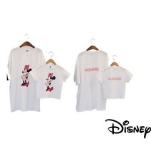 리틀래빗 여름가족티 패밀리룩 가족여행반팔티셔츠 화이트