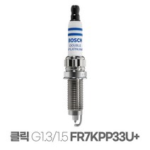 클릭 G1.3/1.4/1.5 더블백금 점화플러그 FR7KPP33U+, 보쉬 클릭 더블백금플러그 FR7KPP33U+