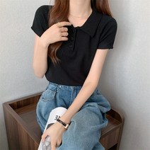 넥솔리드루즈핏니트상의여소중소프트밀랍반팔라글란티셔츠