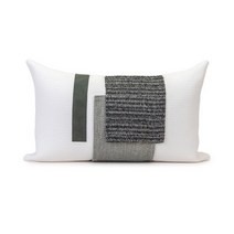 쿠션 커버 북유럽 Flcoked 30x50cm 장식 다크 그레이 코튼 가죽 소파 베개 케이스 홈 인테리어 럭셔리 던져