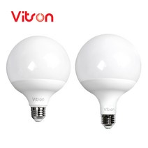 비츠온 LED 볼구 15W /숏 롱 G120 /볼 전구 조명 램프, 비츠온 LED 숏볼구 15W /주광색(흰빛)
