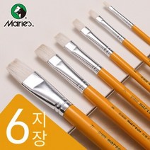 CAICHEN 6양모 오일 유화붓, [G1806A], 1세트