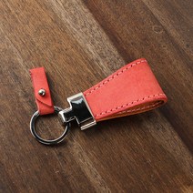 [ 일로레더 DIY ] 가죽 키링만들기 키홀더 자동차 스마트키링 공예키트 가죽공예키트 학교수업재료 취업 남자친구선물, 아이보리, 보라