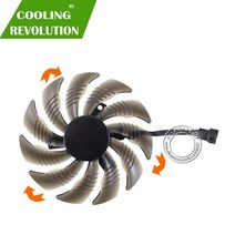 88mm pld09210s12hh t129215su 비디오 카드 팬 쿨러 기가바이트 gtx 1050 1060 1070 ti gv-rx570 580 aorus rx 470 480 r, 시계 방향 팬