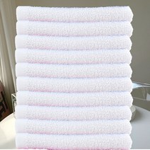 하트민 피부미용사 시험용 가벼운수건 10장, 95g 화이트 10매