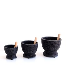 마블 미니 다육이 절구 화분 3호 11x9.5cm 블랙72394EA, 본상품선택