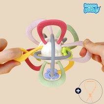 [사은품증정] 국민 아기 신생아 장난감 플라워 치발기 + 실리콘 스트랩 피치 촉감발달 치아 발육기 선물 추천, 플라워 치발기 + 스트랩 피치 추가증정