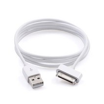 1m USB 동기화 데이터 충전 충전기 케이블 코드 Apple iPhone 3GS 4 4S 4G iPad 2 3 iPod nano touch Adapter, WHITE, 보편