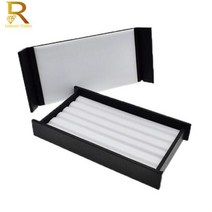 일퍼센트라이프 악세서리진열장 일퍼센트쇼핑 아크릴진열장 PU 다이아몬드 보석 상자 넉넉한 정리함 비즈 포장 트레이 지르콘 선물 쇼케이스, 5 Strips