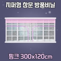 차비츠 창문 pvc 데크 방풍비닐 자석 지퍼 커튼 찍찍이 바람막이 현관 우풍차단 비닐 중문 커튼 가림막 300x120cm