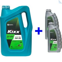 GS칼텍스 킥스 Kixx D1 RV 5W30 6L 1L 합성 디젤 DPF 경유 엔진오일 소형 버스 트럭, 1set, Kixx D1 RV 5W-30 6L_1개+1L_2개