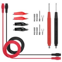 FLUKE for Vichy Meter LCR 테스트 도구 멀티미터 16 개 범용 디지털 악어 칩 리드, 01 16 in 1