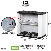 조립식 간이 창고 미니 야외 간이 창고 농막 소형, 2층 80cm