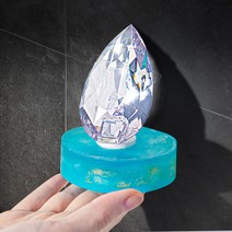 다이아몬드 자석 비누 홀더 받침대 케이스 거치대