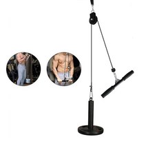 트라이셉스 트라이셉 로프 스트랩 로프바 그립 프레스 다운 회전 스트레이트 위도 풀 로잉